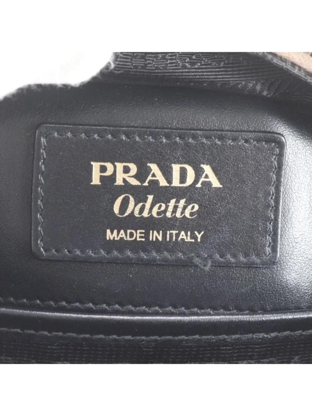 Prada Saffiano Triangle Logo Leather 2-Way Shoulder Bag Crossbody Hand